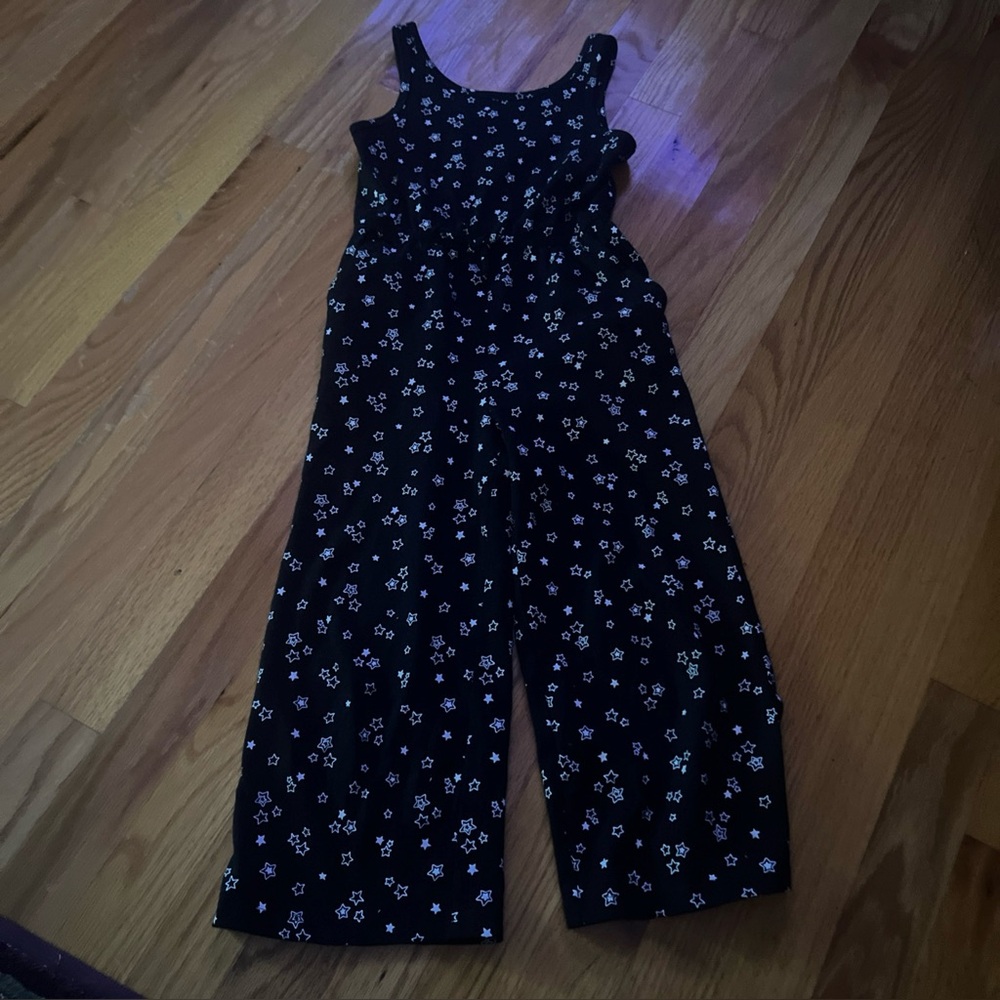 Floral Black Kids One Piece jump suit
